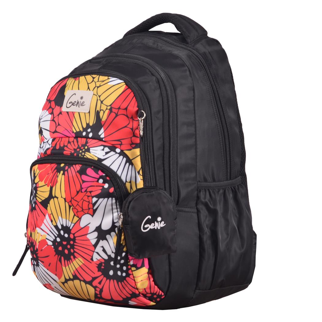 Buy Genie 36 Ltrs Black  White School Backpack Online At Best Price  Tata  CLiQ
