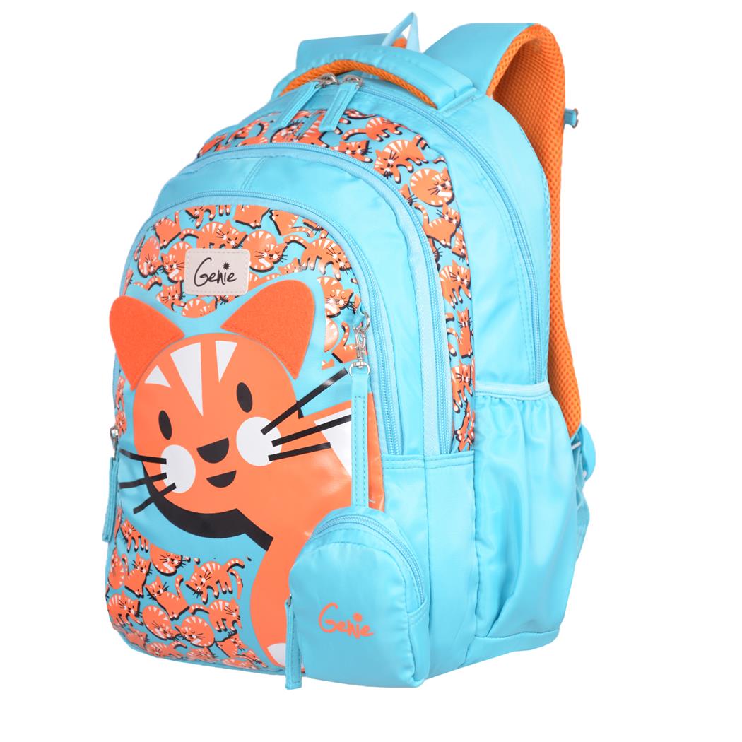 Buy Genie 19 Ltrs Sky Blue School Backpack Online At Best Price @ Tata CLiQ