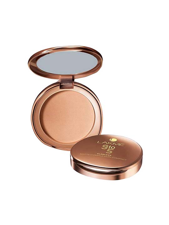 LAKME 9 TO 5 FLAWLESS MATTE COMPLEXION COMPACT-ALMOND 9G