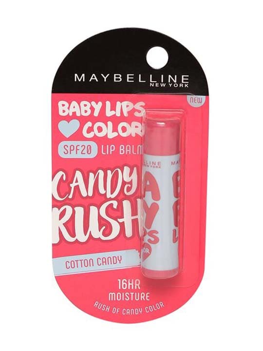 MAYBELLINE BABY LIPS CANDYCRUSH LIP BALM-COTTON CANDY 4G