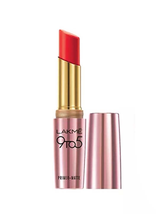LAKME 9 TO 5 MATTE LIP COLOR-R1 RED COAT 3.6G