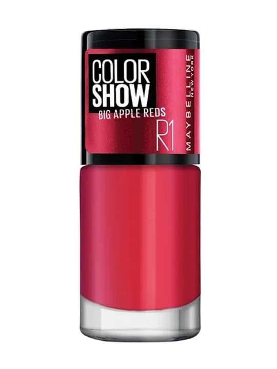 MAYBELLINE COLOR SHOW BIG APPLE RED NAIL COLOR-R1 THE TOWN RED