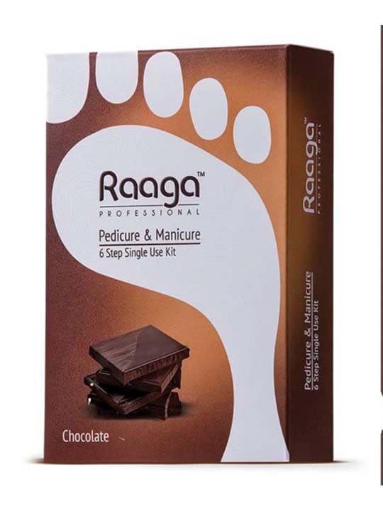 RAAGA PROFESSIONAL CHOCOLATE PEDI&MANI KIT SINGLE USE