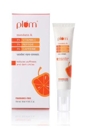 Plum Mandarin and 3% Vitamin C 3% Peptide 3%Caffeine Eye Cream