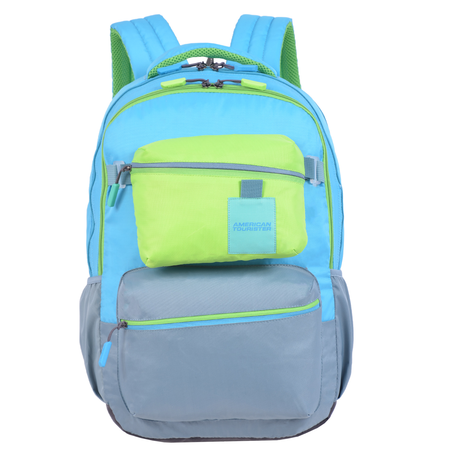 RoshanBags_AMERICAN TOURISTER 32L TOODLE CASUAL BACKPACK TURQ GREY