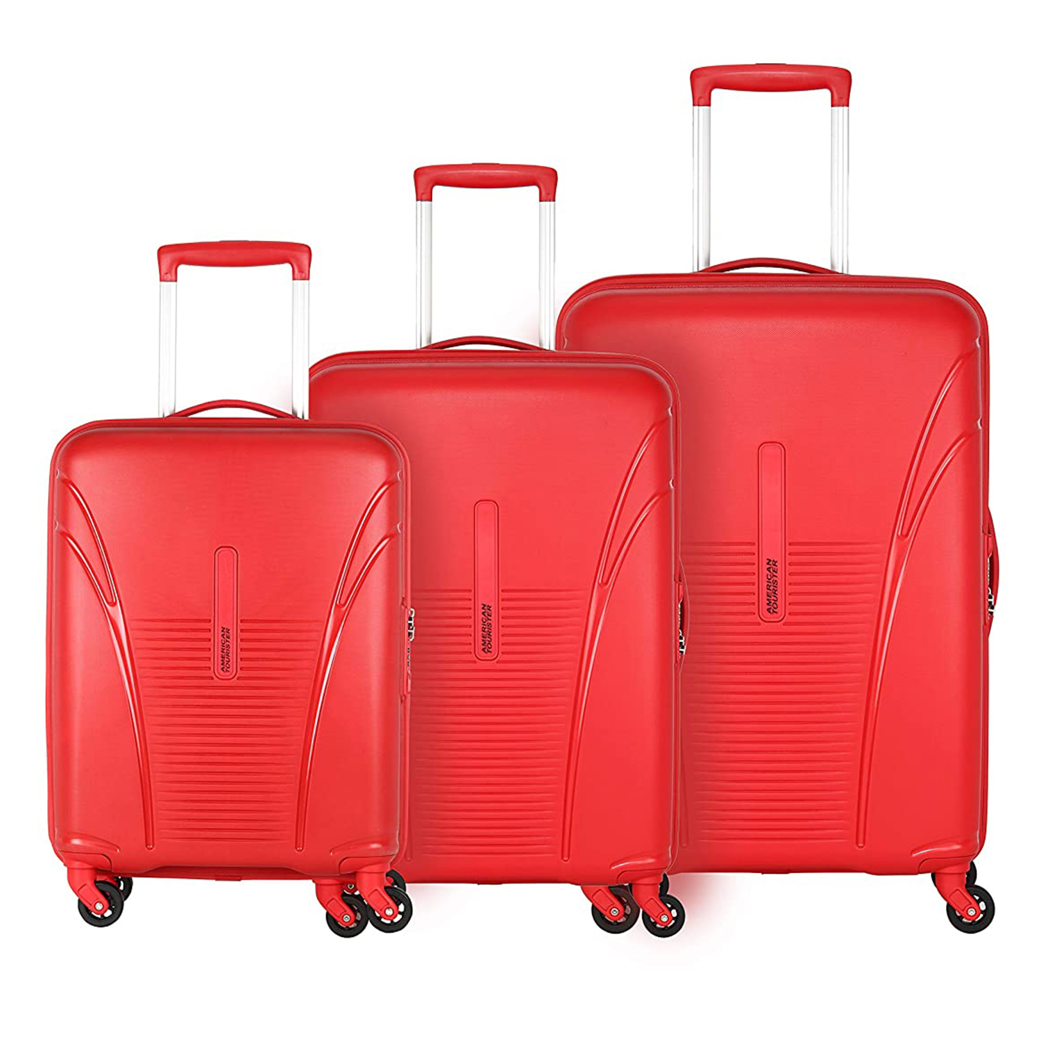 RoshanBags_AMERICAN TOURISTER SKYTRACER V1 RED SET OF 3 STROLLY