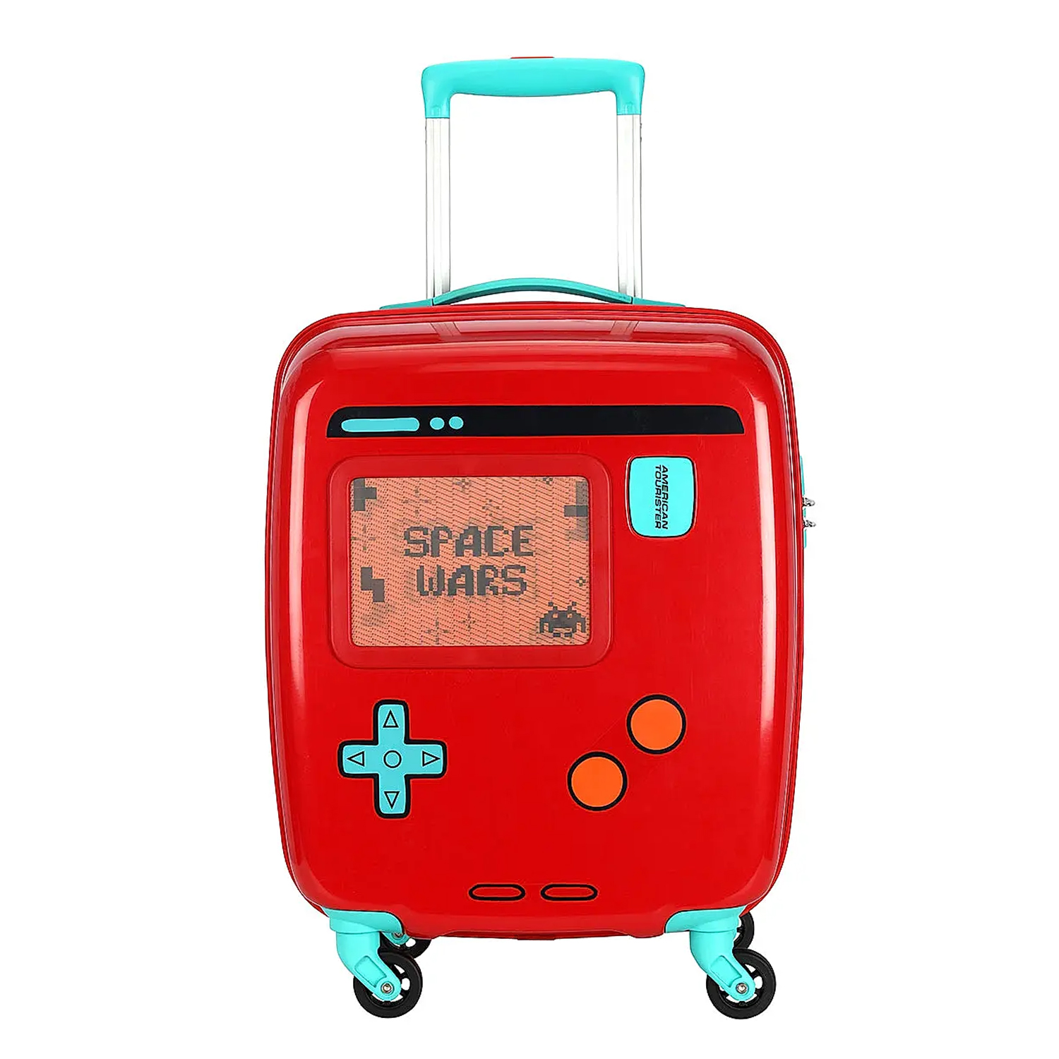 RoshanBags_AMERICAN TOURISTER SWAG ON KIDS LUGGAGE STROLLY GAMER RED