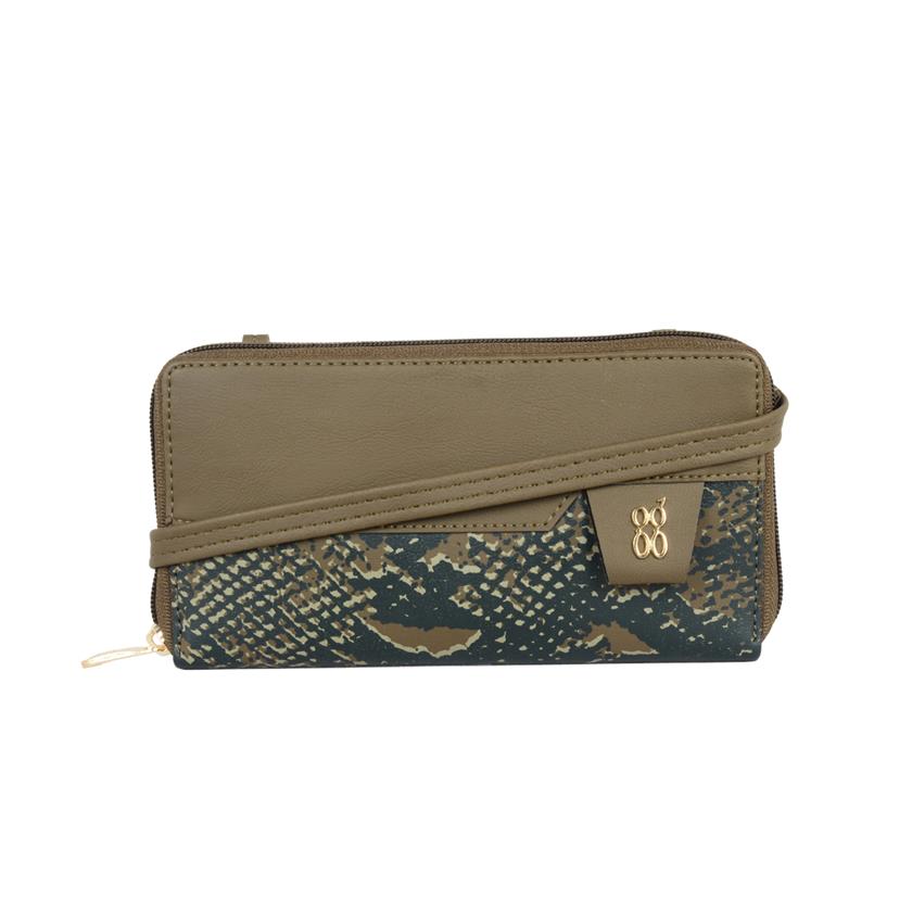 RoshanBags_BAGGIT WOMEN WALLET SONOROUS E DIEGO OLIVE SLING GREEN