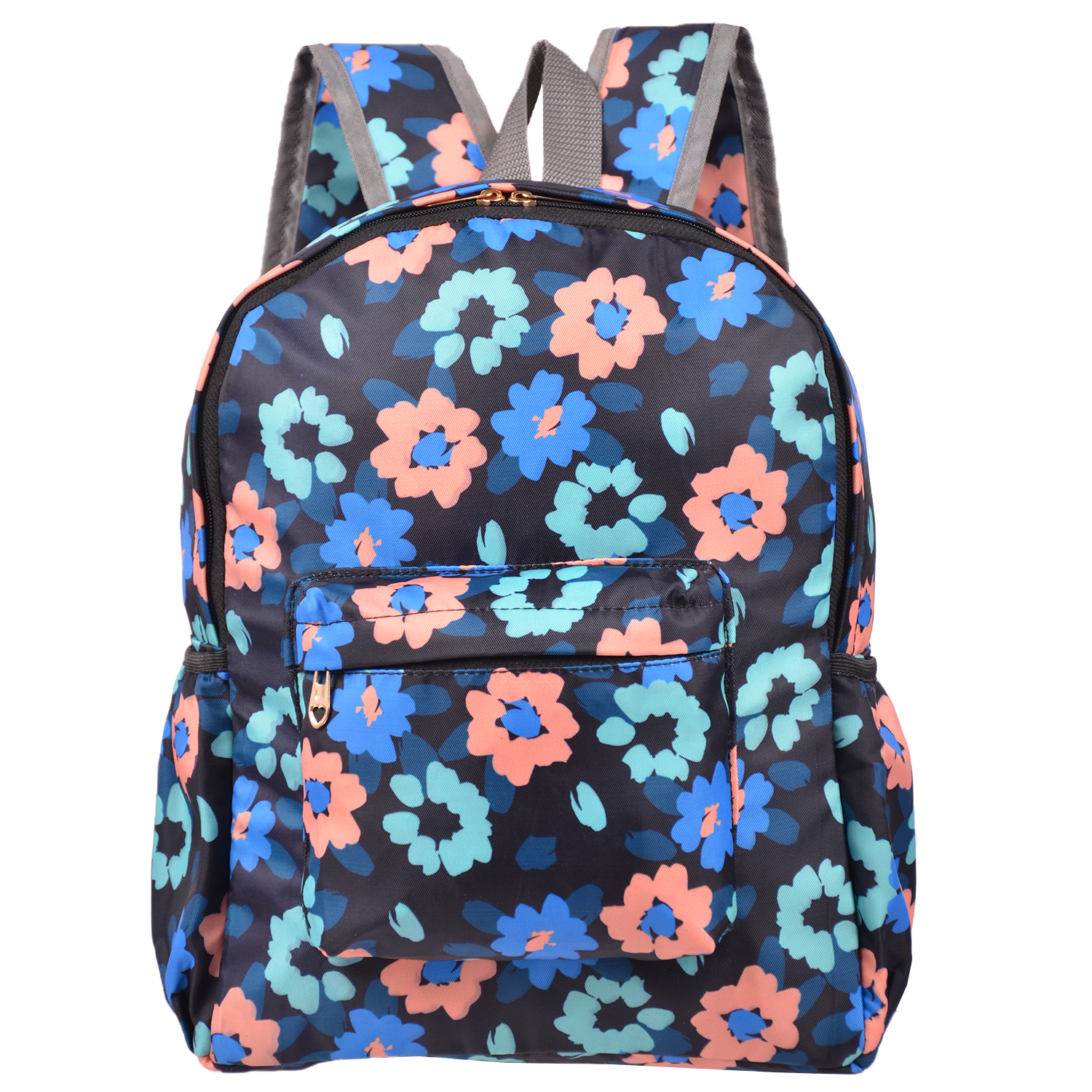 RoshanBags_FANCY 9L WOMEN FASHION BACKPACK WITH POUCH A0230 OXBORD BLUE