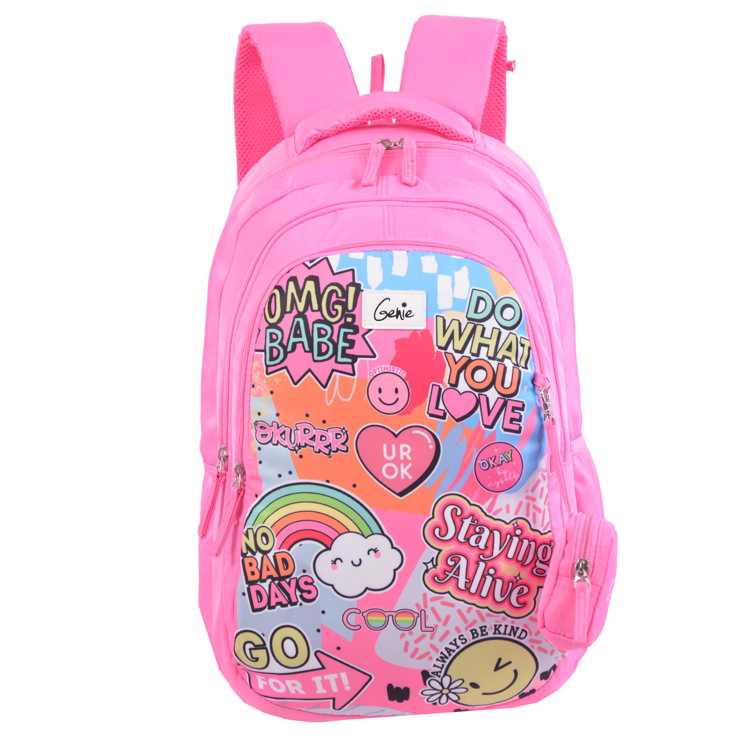 RoshanBags_GENIE 36L BACKPACK COOL 19 PINK WITH POUCH