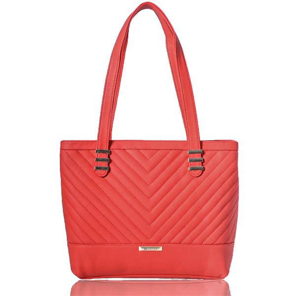 Roseau M Handbag Sky Blue/Red - Leather (10058HDJH90)