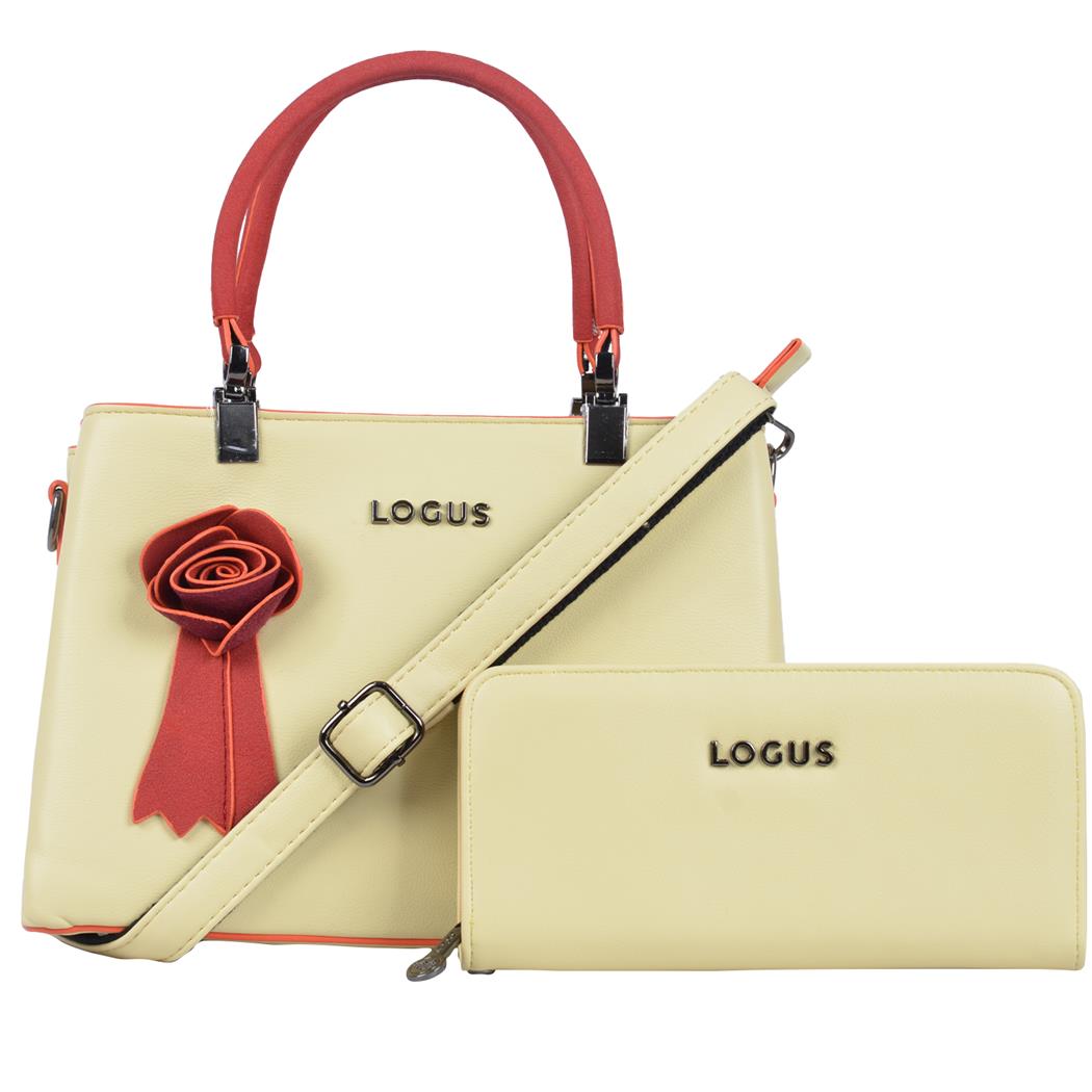 Buy LOGUS Women's Satchel Handbag (Purple) at Amazon.in
