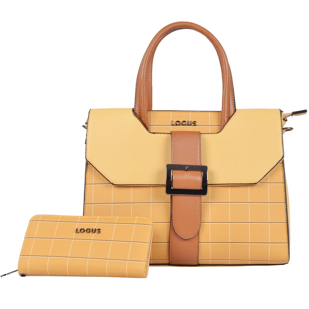 Buy LOGUS Women's Satchel Handbag (Green) at Amazon.in