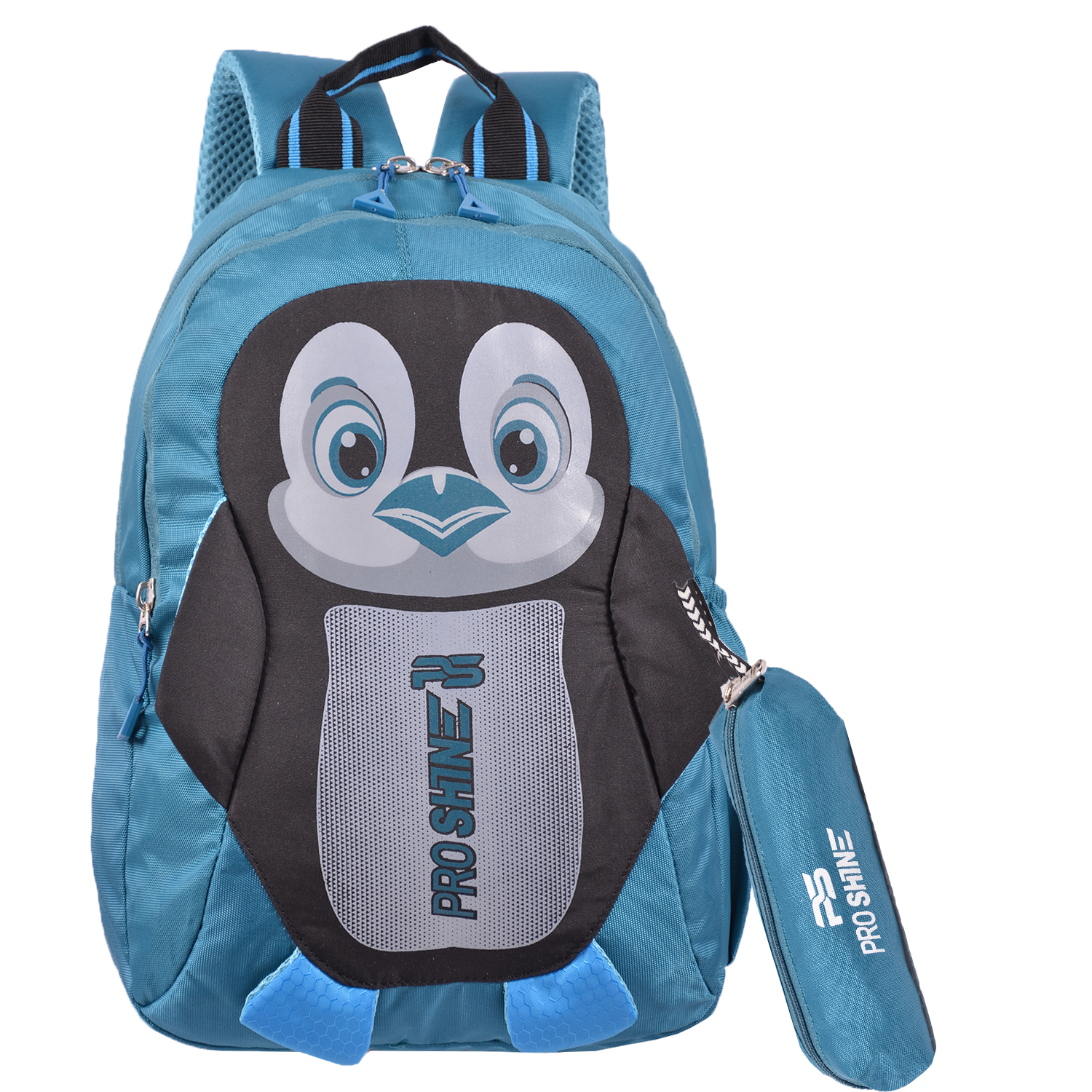RoshanBags_PROSHINE 14L KIDS SCHOOL BAG FOR KG WITH POUCH A0239 TEAL
