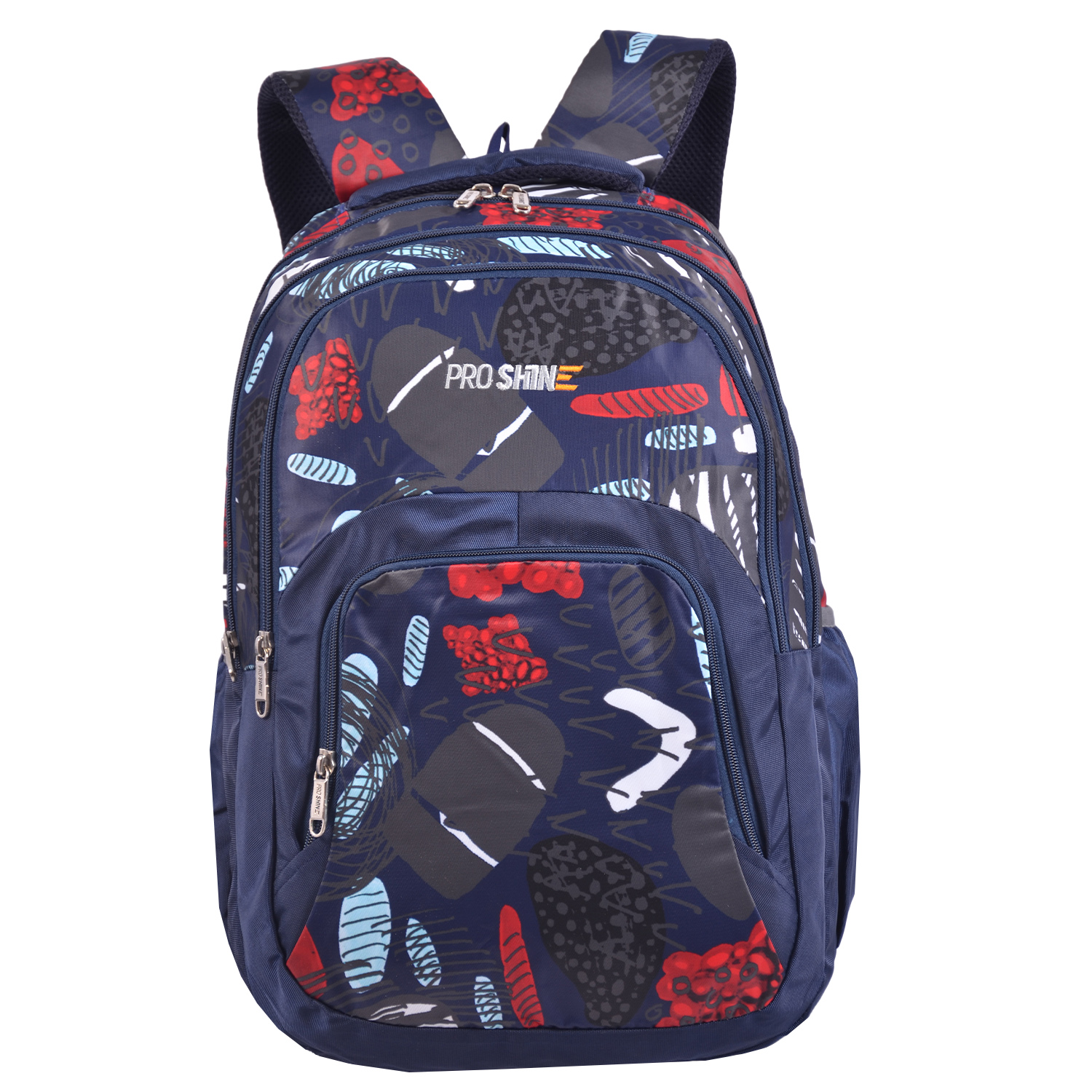RoshanBags_PROSHINE 38L CASUAL BACKPACK A0398 NAVY BLUE