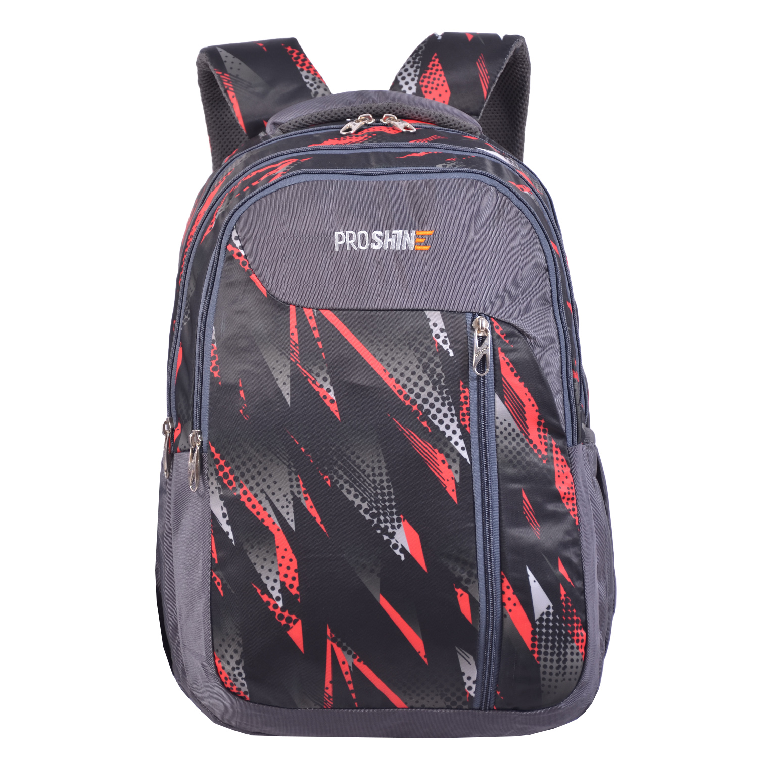 RoshanBags_PROSHINE 38L CASUAL BACKPACK A0399 GREY RED