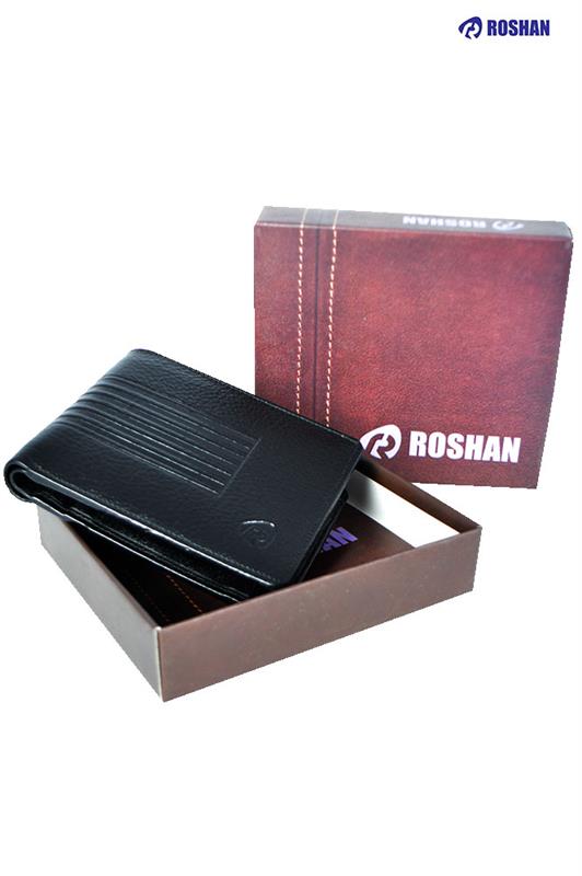 RoshanBags_Roshan Men Leather Wallet Black 021