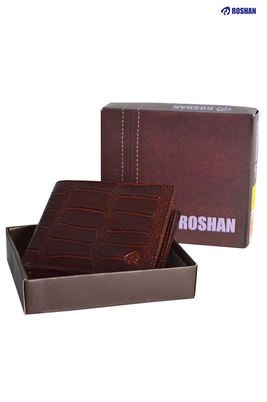 RoshanBags_Roshan Men Leather Wallet CoffeeBrown 020