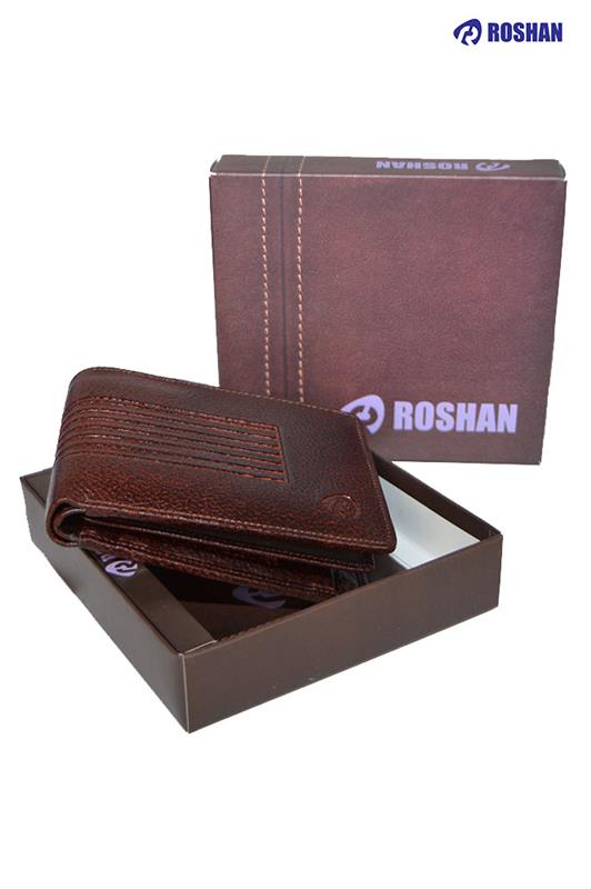 RoshanBags_Roshan Men Leather Wallet CoffeeBrown 021