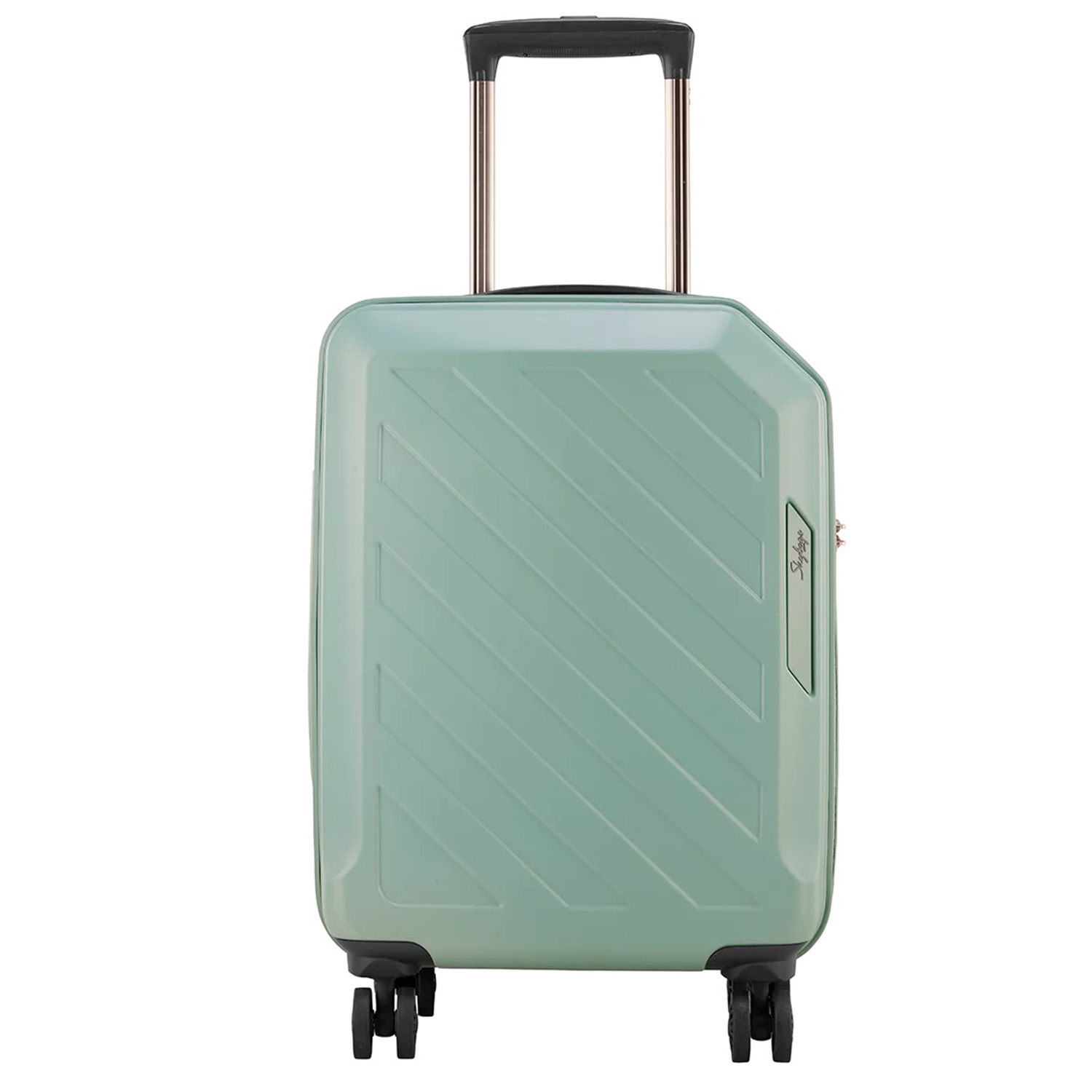 RoshanBags_SKYBAGS DUAL 4 WHEEL JERRYCAN POLYCORBONATE STROLLY GREEN 